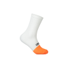 POC Flair Sock Mid Hydrogen White/Zink Orange - 2022