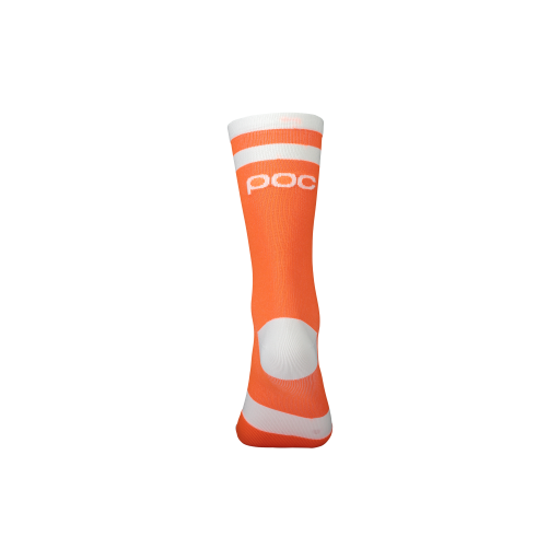 POC Lure MTB Sock Long Zink Orange/Hydrogen White - 2022 - Afbeelding 2