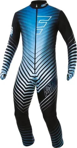 Race Suit ENERGIAPURA Active Black/Turquoise Junior (insulated, Unpadded) - 2022/23