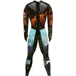 Race Suit ENERGIAPURA Life Black/Planet/Wave/Forest (noninsulated, Padded) - 2022/23
