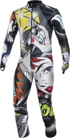 Race Suit ENERGIAPURA POP ART GREY (not-insulated, Unpadded) - 2021/22