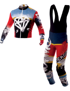 Race Suit ENERGIAPURA Two Pieces Diamond Junio (lightly-insulated, Padded)