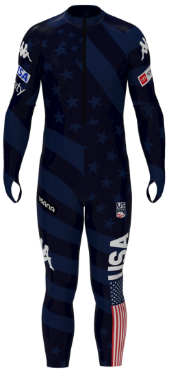 Race Suit KAPPA 4CENTO 400 KOMBAT SL 2022 US Blue Dk Navy/Blue Dk Navy - 2022/23
