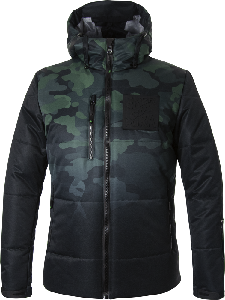 Ski Jacket ENERGIAPURA Camouflage Jacket Camouflage Green - 2022/23