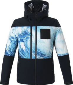 Ski Jacket ENERGIAPURA Flaine Life Jacket Black/Wave - 2022/23