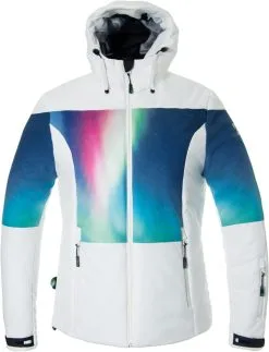 Ski Jacket ENERGIAPURA Flaine Life Jacket Lady White/Aurora Multicolor - 2022/23