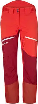 Ski Pants ZIENER Temmo Full-Zip Lady Red - 2022/23
