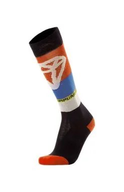 Ski Socks ENERGIAPURA Long Socks Hovet Diamond Orange