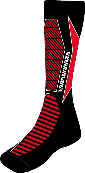 Ski Socks ENERGIAPURA Long Socks Warm Red - 2021/22