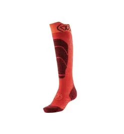Ski Socks SIDAS Ski Merino Junior Red/Orange - 2022/23