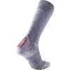 Ski Socks UYN Lady Ski Touring Silver/Fuchsia - 2021/22