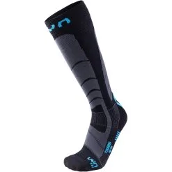 Ski Socks UYN SKI MAN SKI TOURING BLACK/AZURE - 2021/22