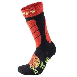 Ski Socks UYN Ski Junior Black/Red - 2022/23