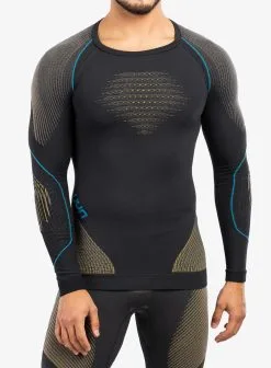 Thermal Underwear UYN Evolutyon UW Shirt LS Charcoal/Gold - 2022/23