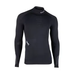 Thermal Underwear UYN Man Ambityon Uw Shirt LG_SL Turtle Neck Black/Grey - 2021/22