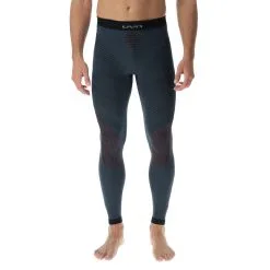 Thermal Underwear UYN Man Fusyon UW Pants Long Orion Blue/Bordeaux/Pearl Grey - 2022/23