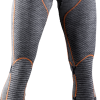 XBIONIC Thermal Underwear X-BIONIC Apani 4.0 Merino Pants Black/Grey/Orange Men - 2022/23