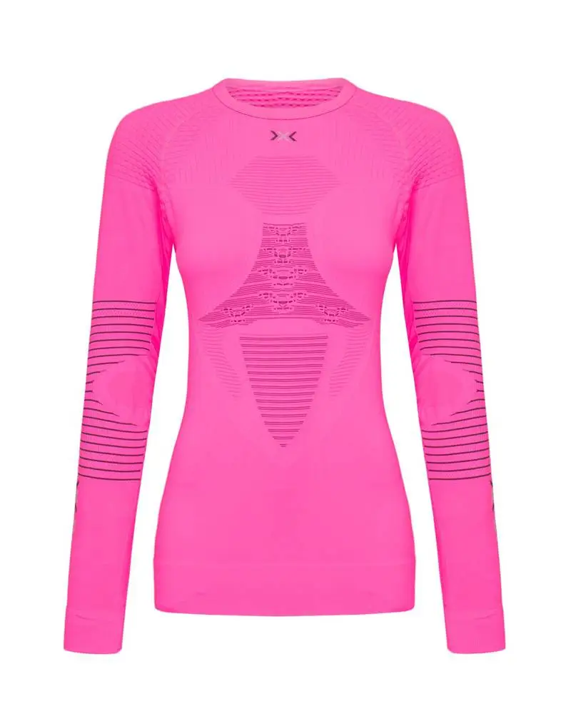 XBIONIC Thermal Underwear X-BIONIC Energizer Evo Shirt Round Neck LG SL Women Flamingo/Antracite - 2022/23