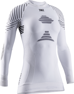 XBIONIC Thermal Underwear X-BIONIC Invent LT Shirt Round Neck LG SL Women White/Black - 2022/23